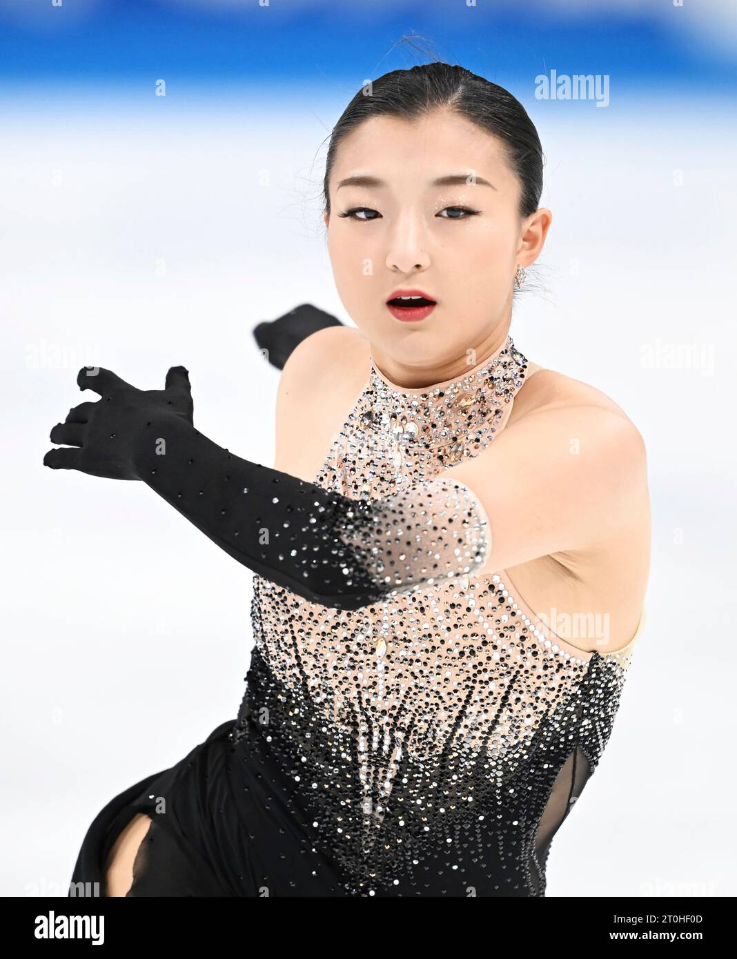 Japan's Kaori Sakamoto performs in the Japan Open figure skating at