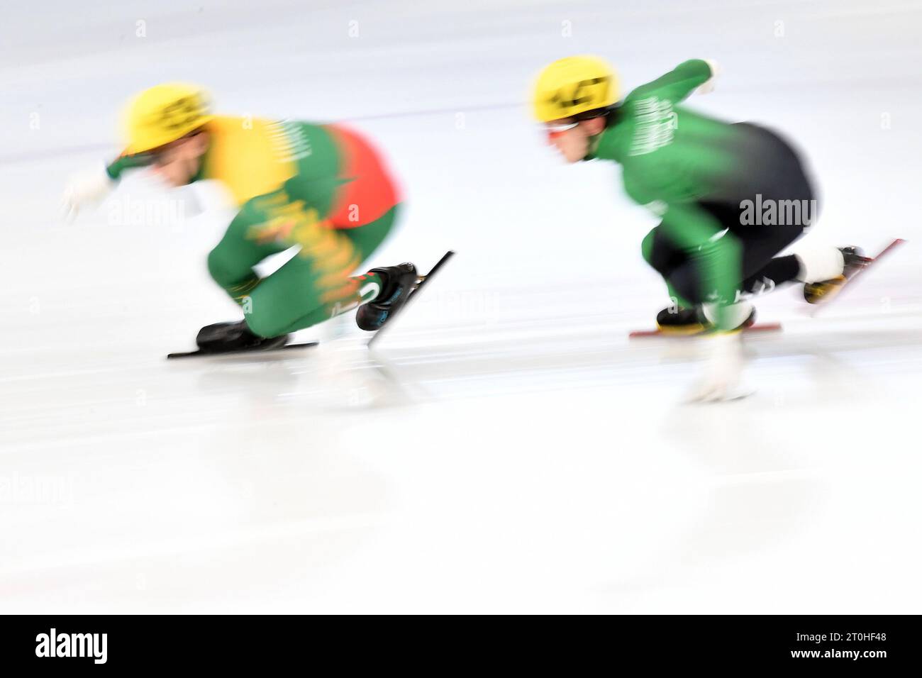October 7, 2023, Benatky nad Jizerou, Czech Republic Speed skaters