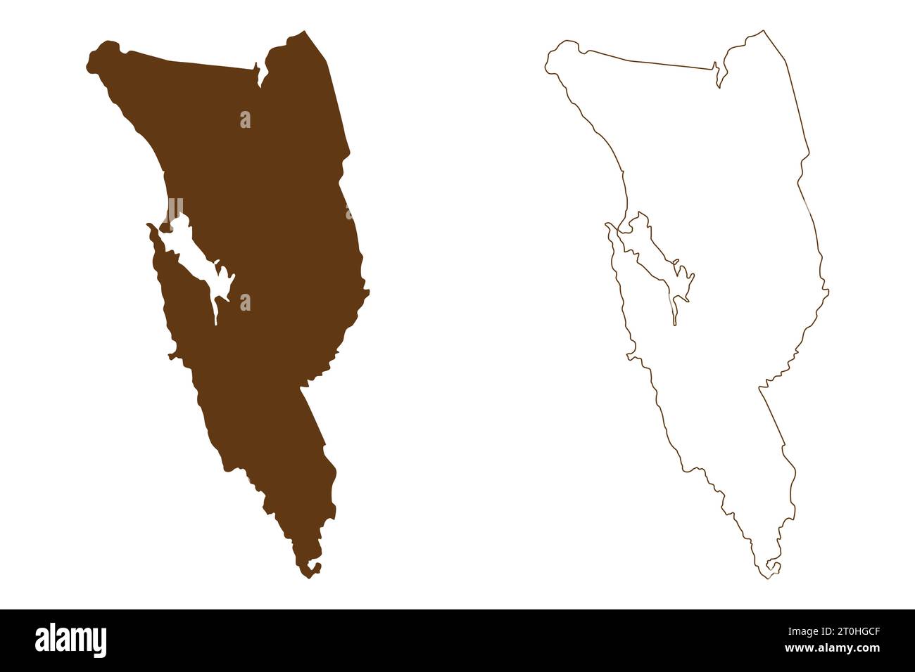 West Coast Council of Australia, Tasmania, lutruwita) map