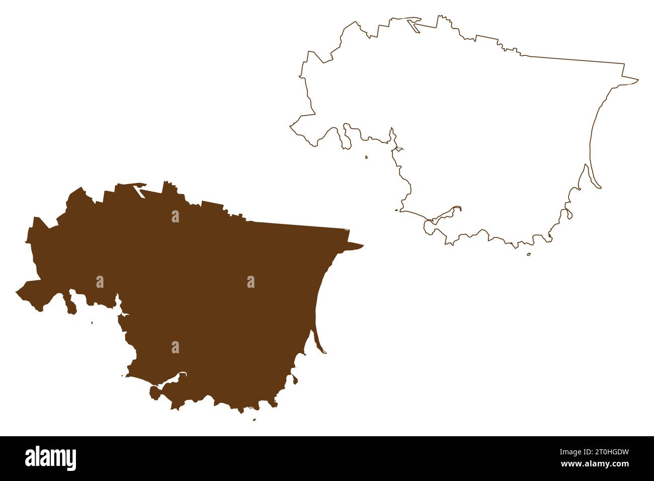 Sorell Council of Australia, Tasmania, lutruwita) map