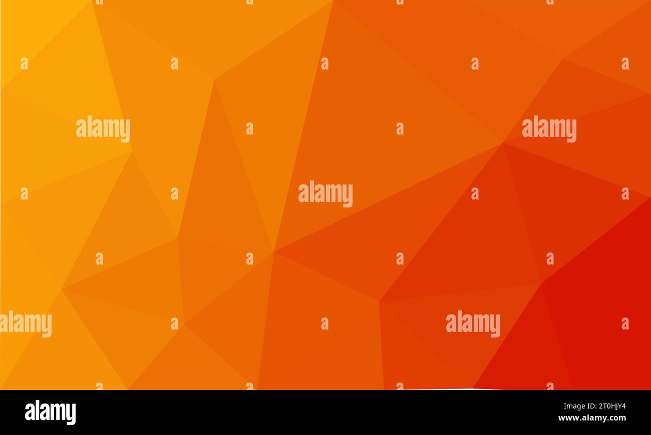 Vibrant Orange Abstract Geometric Pattern With Low Polygon Texture Wallpaper Triangulation 1283