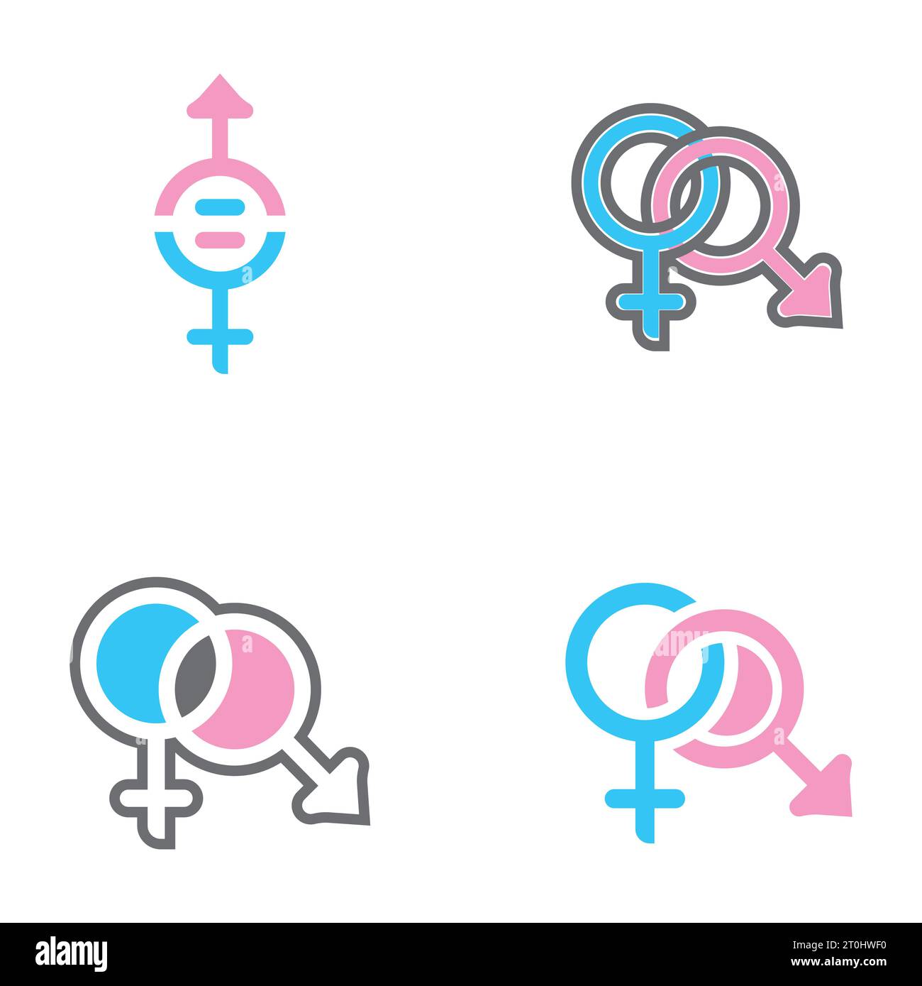 Gender equality symbol icon vector illustration design Stock Photo Alamy