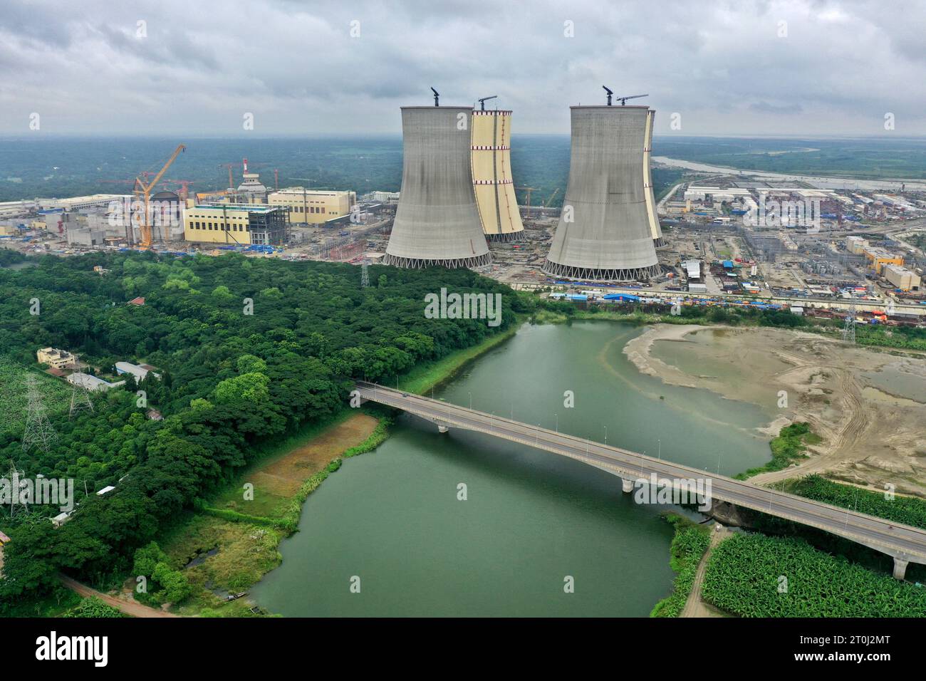 Pabna, Bangladesh - October 04, 2023: The Under Construction Of Rooppur ...