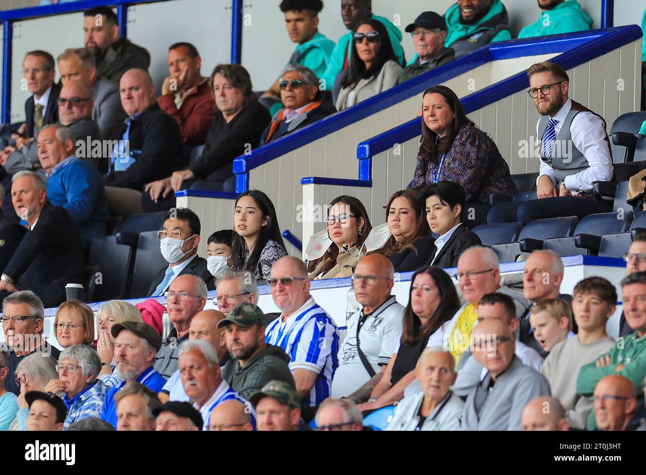 Sheffield, UK. 07th Oct, 2023. Chansiri family during the Sheffield Wednesday FC v Huddersfield Town FC sky bet EFL Championship match at Hillsborough Stadium, Sheffield, United Kingdom on 7 October 2023 Credit: Every Second Media/Alamy Live News Stock Photo