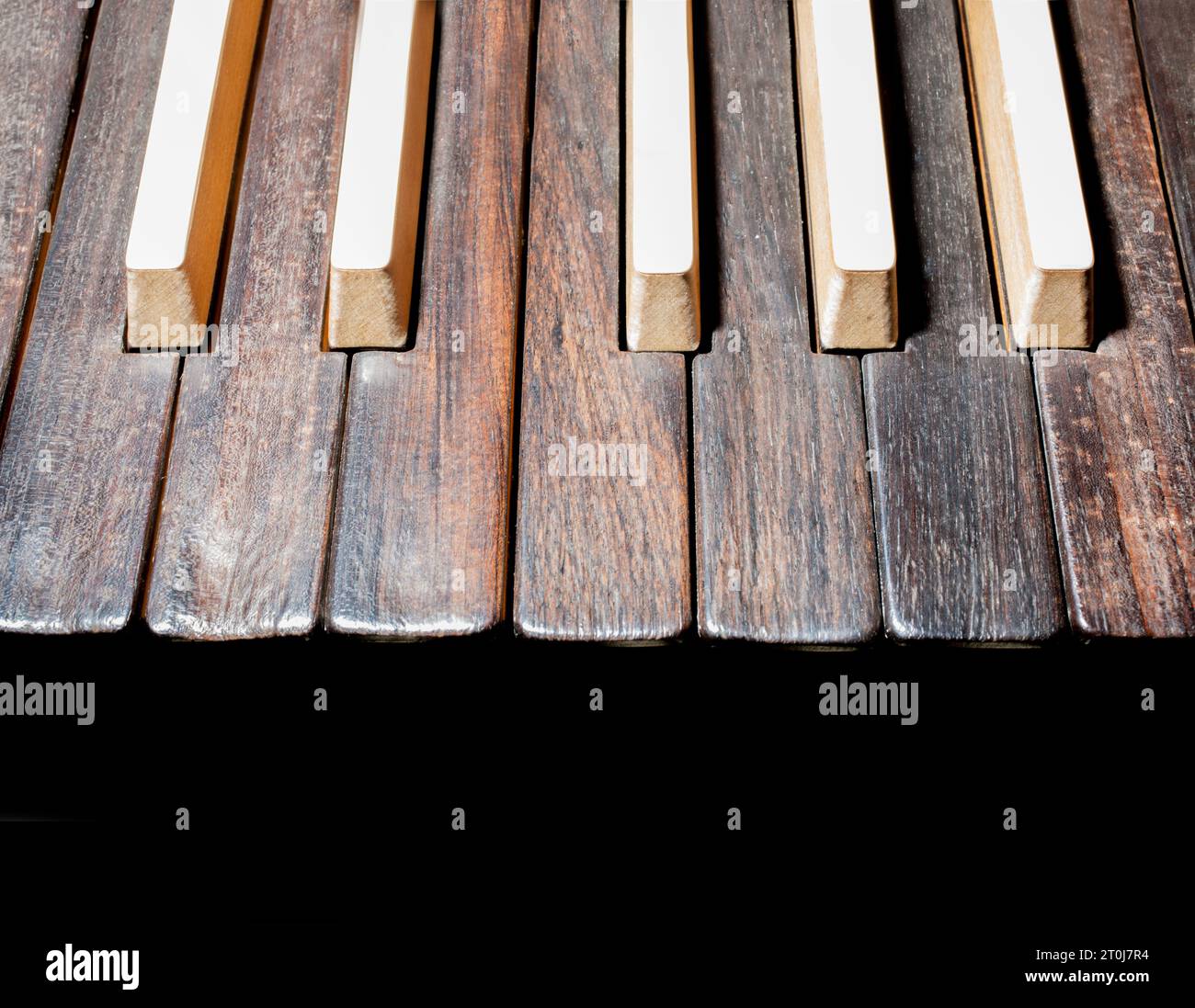 keyboard of a pipe organ Stock Photo Alamy