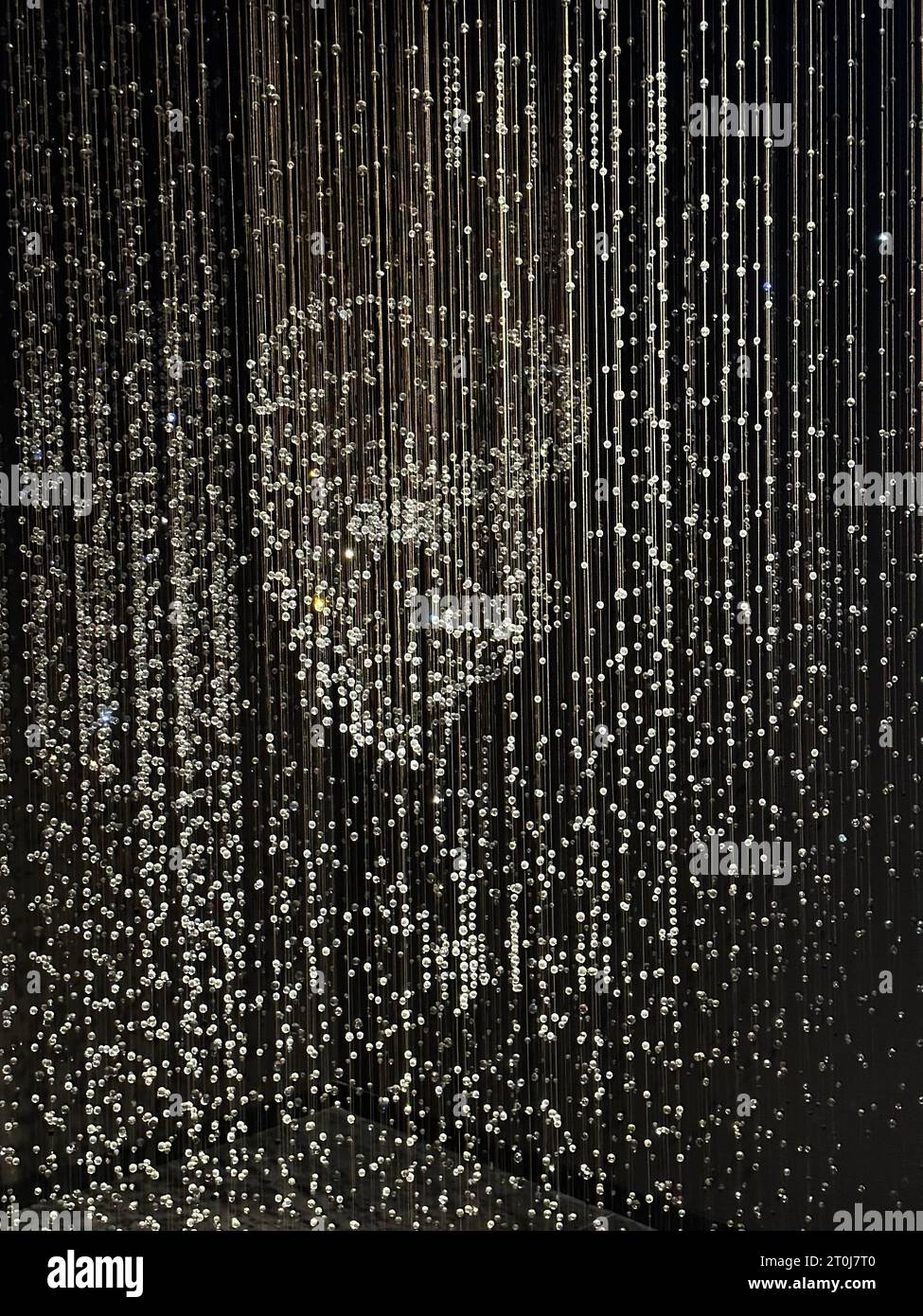 Phantom of the Opera display with hanging crystal beads forming iconic ...