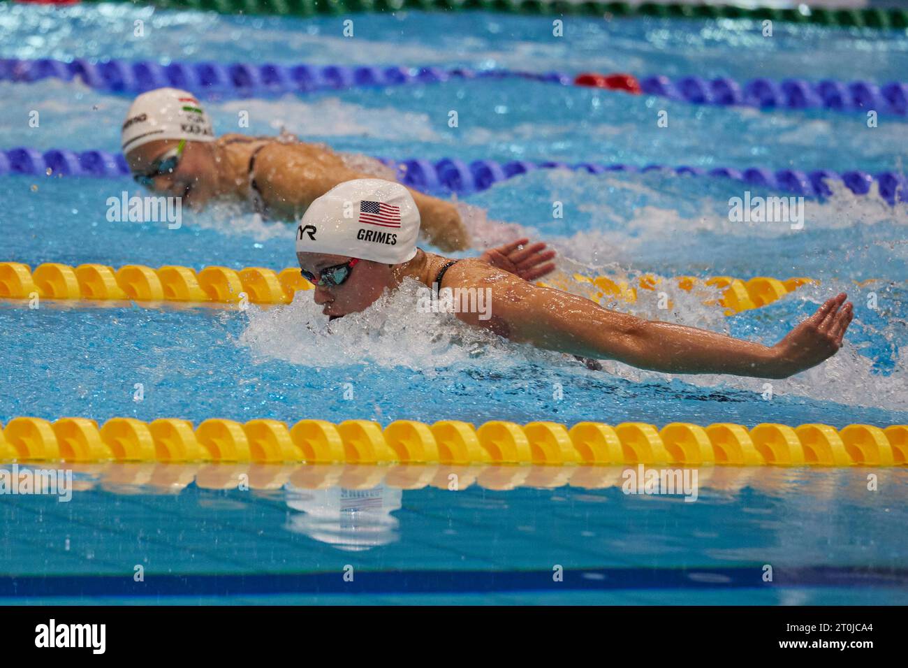 Berlin, Germany. 07th Oct, 2023. Swimming World Cup, 400 m medley