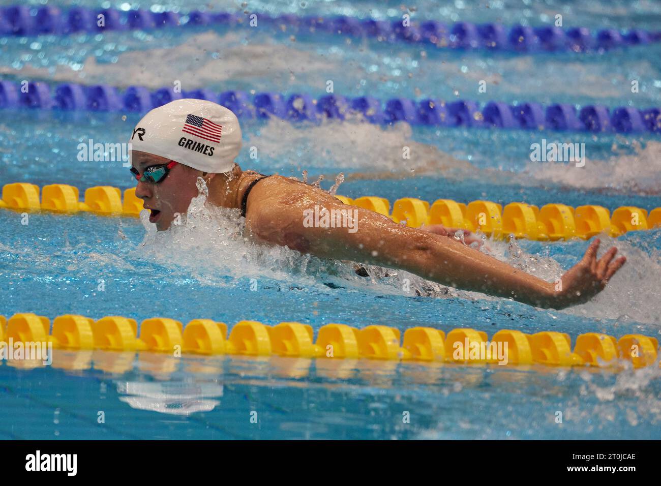 Berlin, Germany. 07th Oct, 2023. Swimming World Cup, 400 m medley