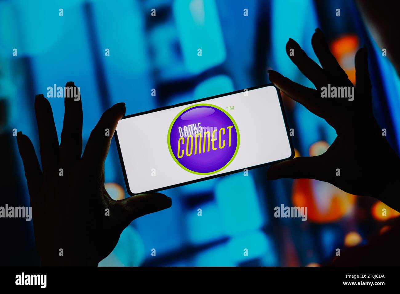 In this photo illustration, the Bank5 Connect logo is displayed on a ...