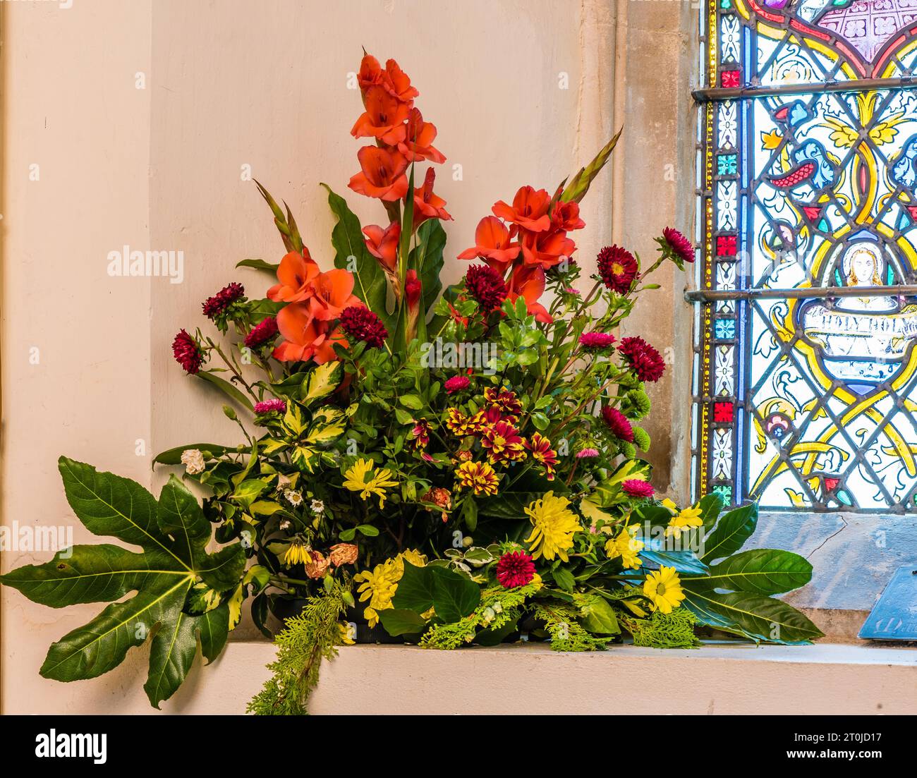 Harvest Festival 2023  at All Saints Church, East Budleigh. Stock Photo