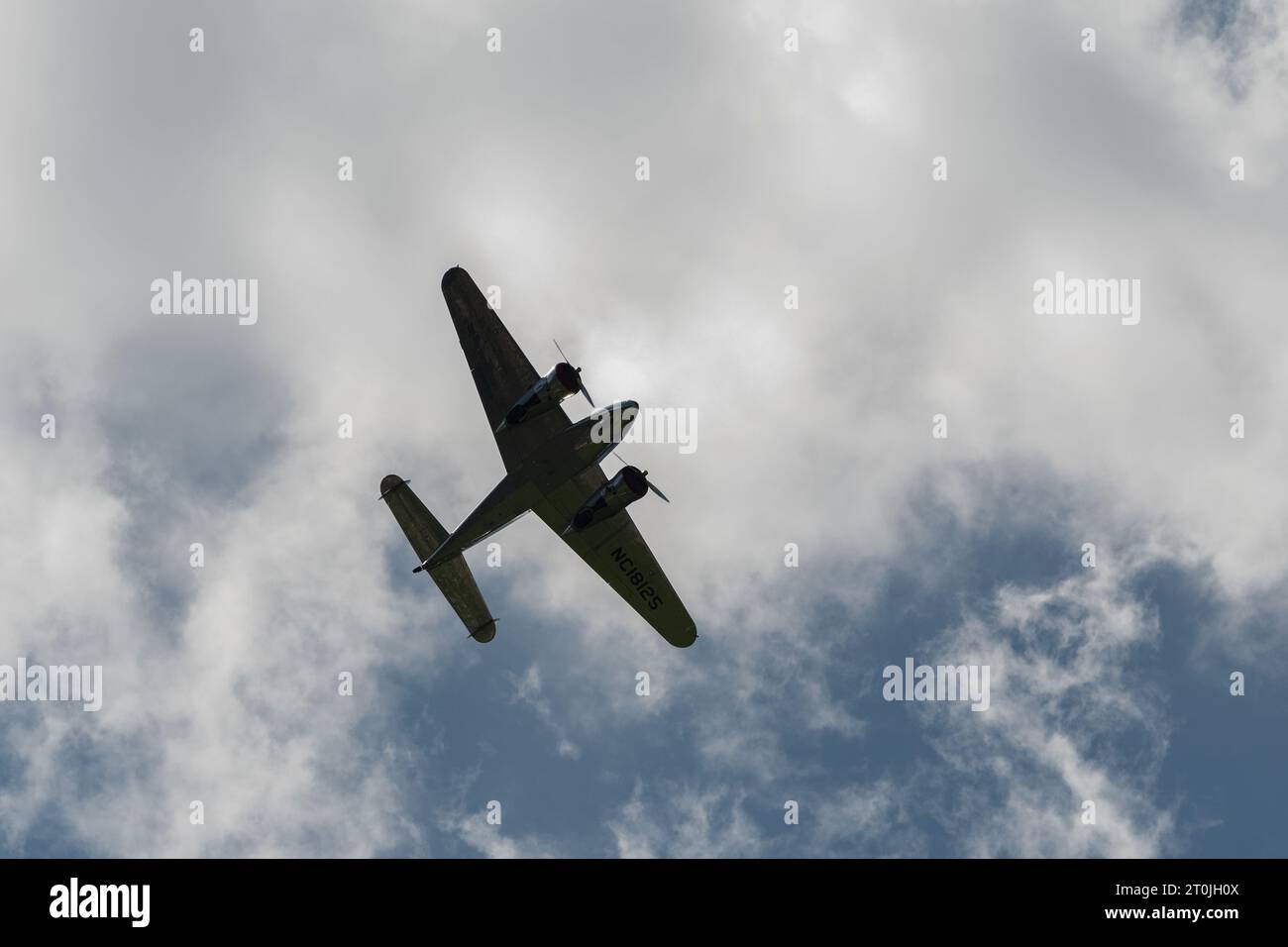 Lockheed Model 12 Cockpit Mollis, Switzerland, August 18, 2023 NC-18125 Lockheed Model 12 Electra ...