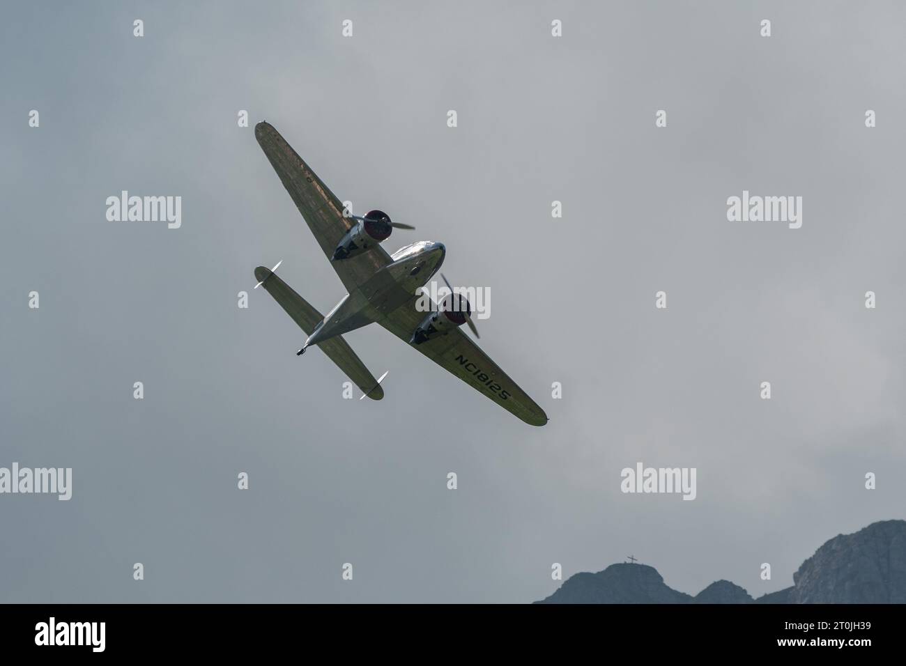 Lockheed Model 12 Cockpit Mollis, Switzerland, August 18, 2023 NC-18125 Lockheed Model 12 Electra ...
