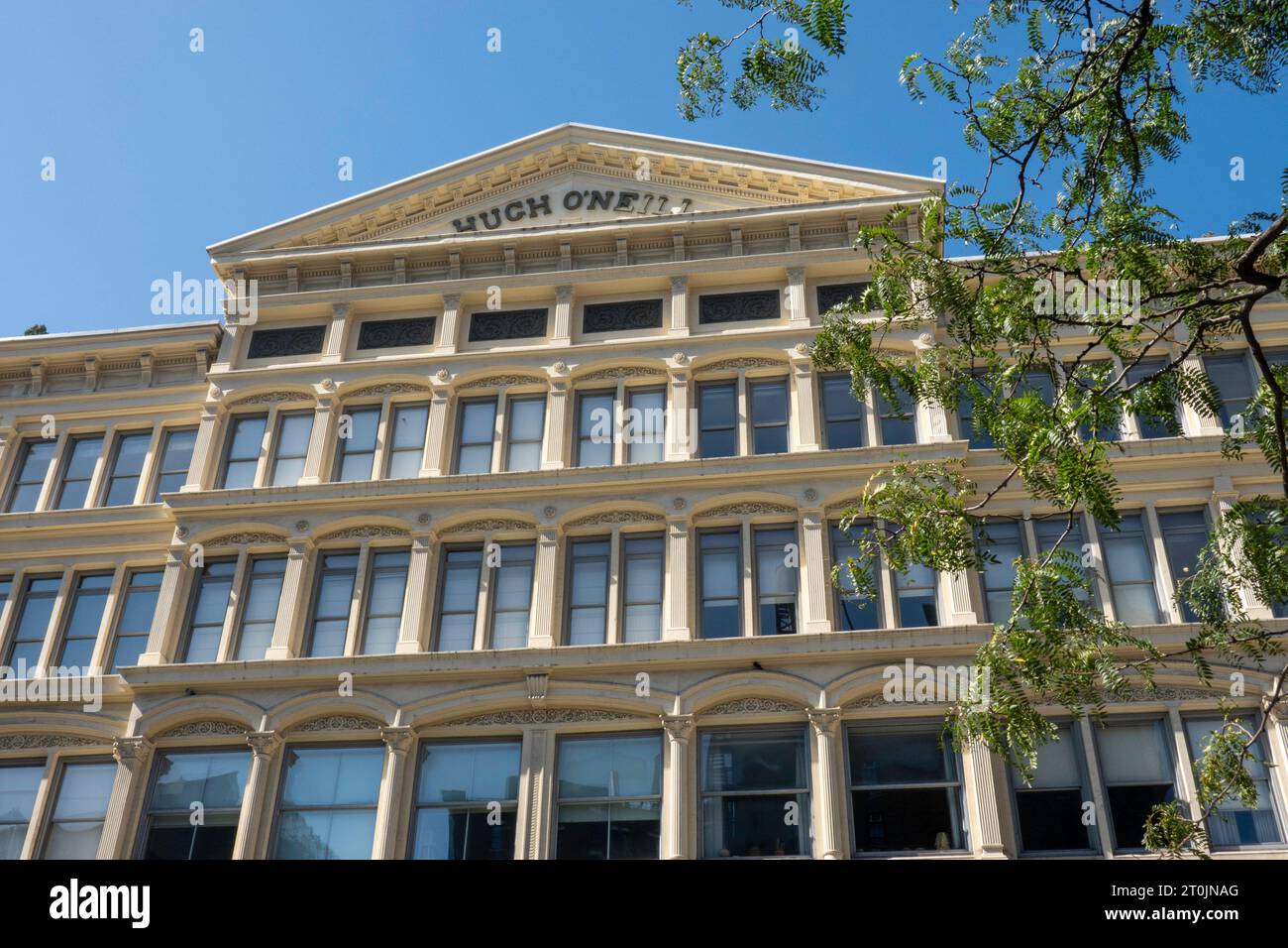 The Ladies' Mile historic district is on Avenue of the Americas in New York City, 2023, USA Stock Photo