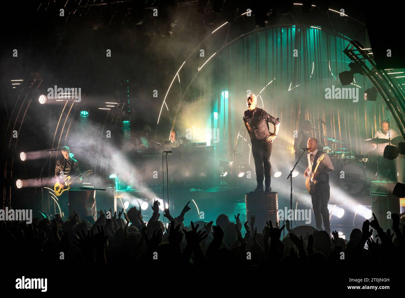 Oslo, Norway. 06th Oct, 2023. The Norwegian rock band Kaizers Orchestra