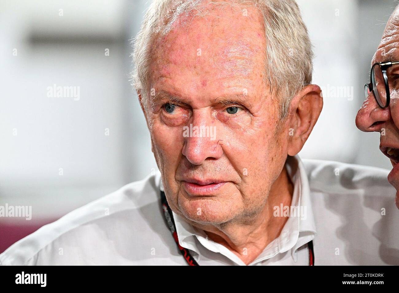 October 7th, 2023, Losail International Circuit, Doha, Formula 1 Qatar Airways Qatar Grand Prix 2023, in the picture head of motorsport Dr. Helmut Marko (Red Bull Racing) Stock Photo
