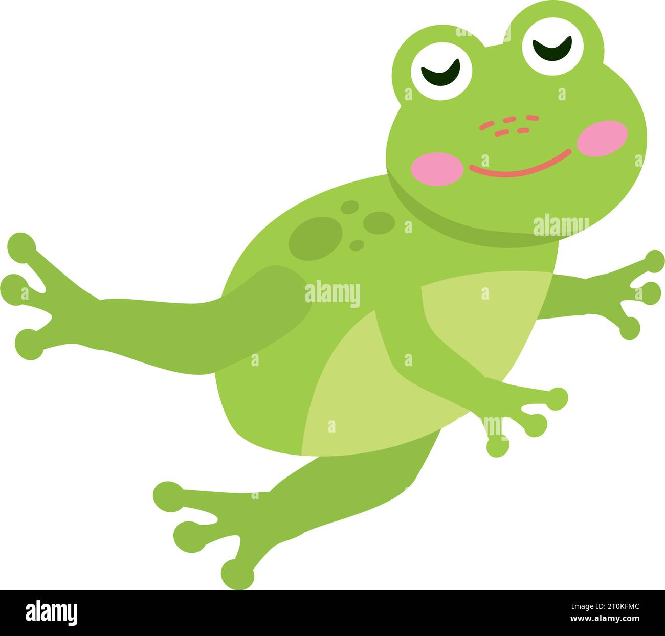 green frog design vector isolated Stock Vector Image & Art - Alamy