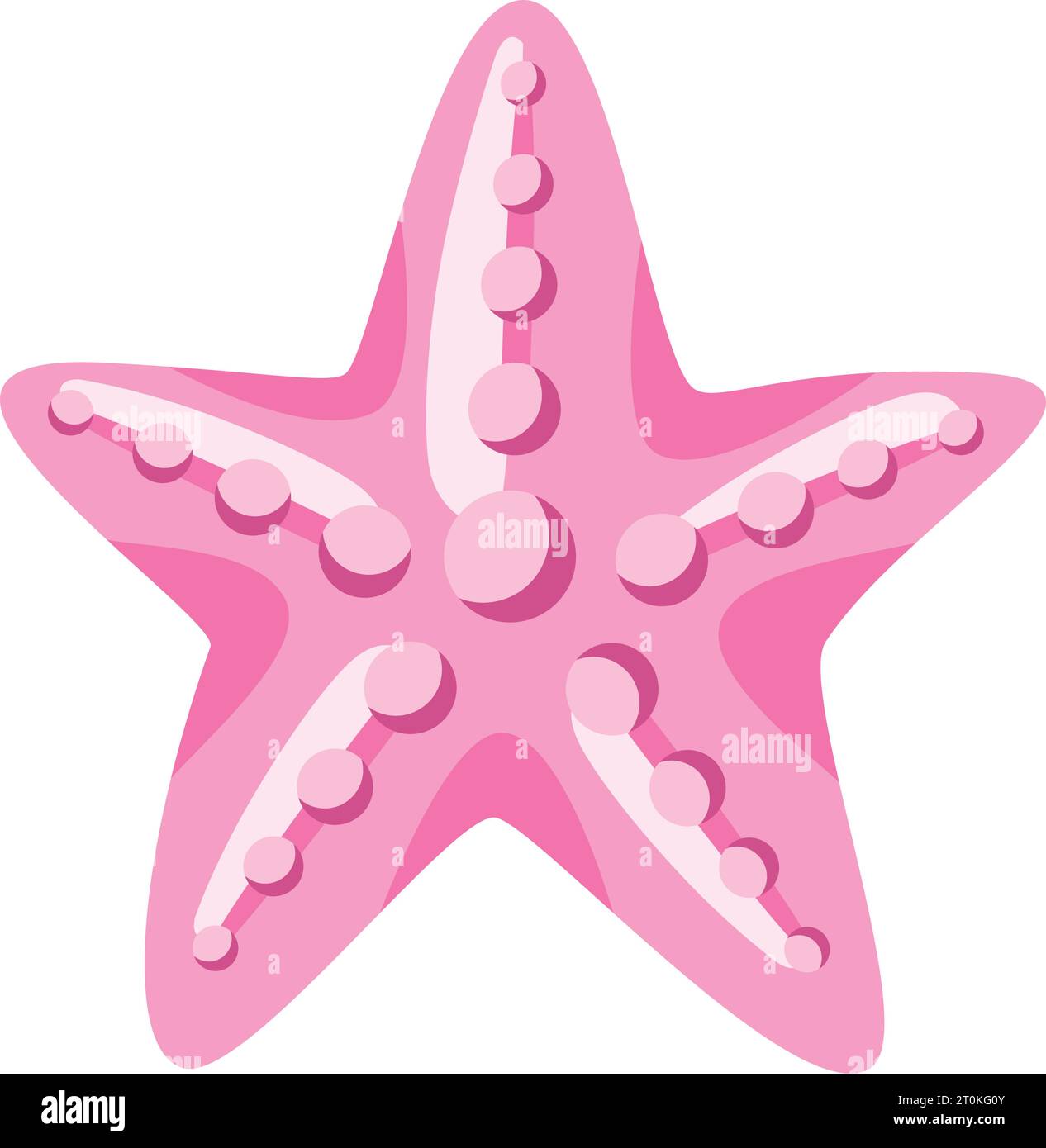 pink starfish invertebrate vector isolated Stock Vector Image & Art - Alamy
