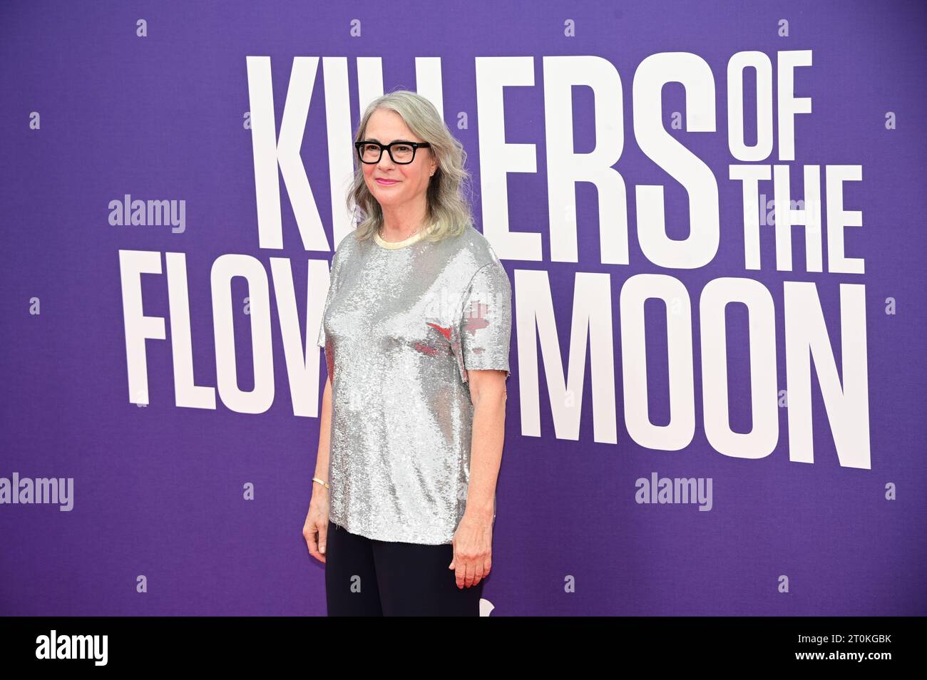 Royal Festival Hall, London, UK. 7th Oct, 2023. BFI 2023: Ellen Lewis attends the Killers of the Flower Moon - 67th BFI London Film Festival, London, UK Credit: See Li/Picture Capital/Alamy Live News Stock Photo