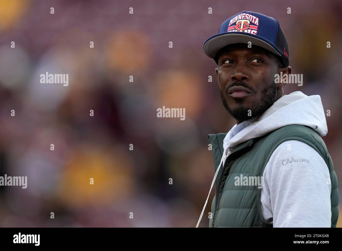 Minnesota Vikings General Manager Kwesi Adofo-Mensah Stands On The ...