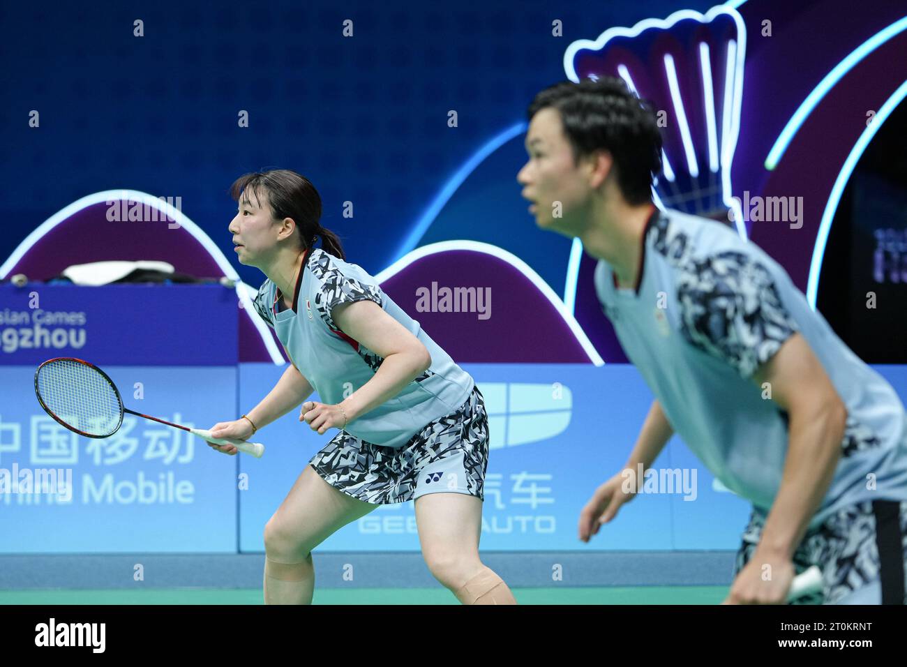 Hangzhou, China. 7th Oct, 2023. Koki Watanabe Arisa Higashino (JPN