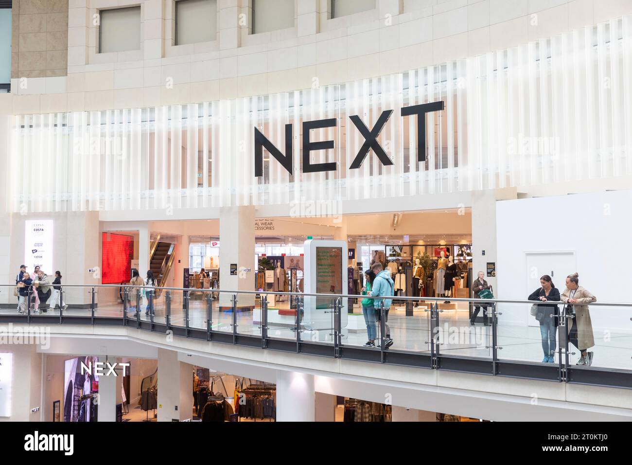 Next clothing and homewares store in Manchester Arndale centre, England,UK, Next is one of Britains biggest and most popular retailers, 2023. Stock Photo