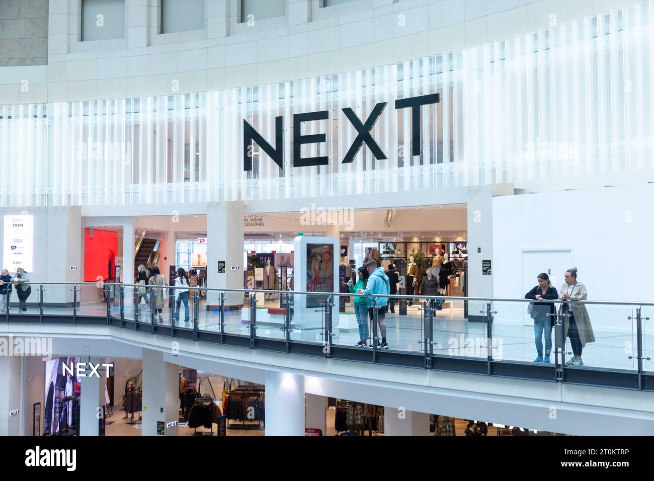 Next clothing store in Manchester Arndale centre, Manchester,England,UK,2023 selling mens and womens clothes and homewares Stock Photo