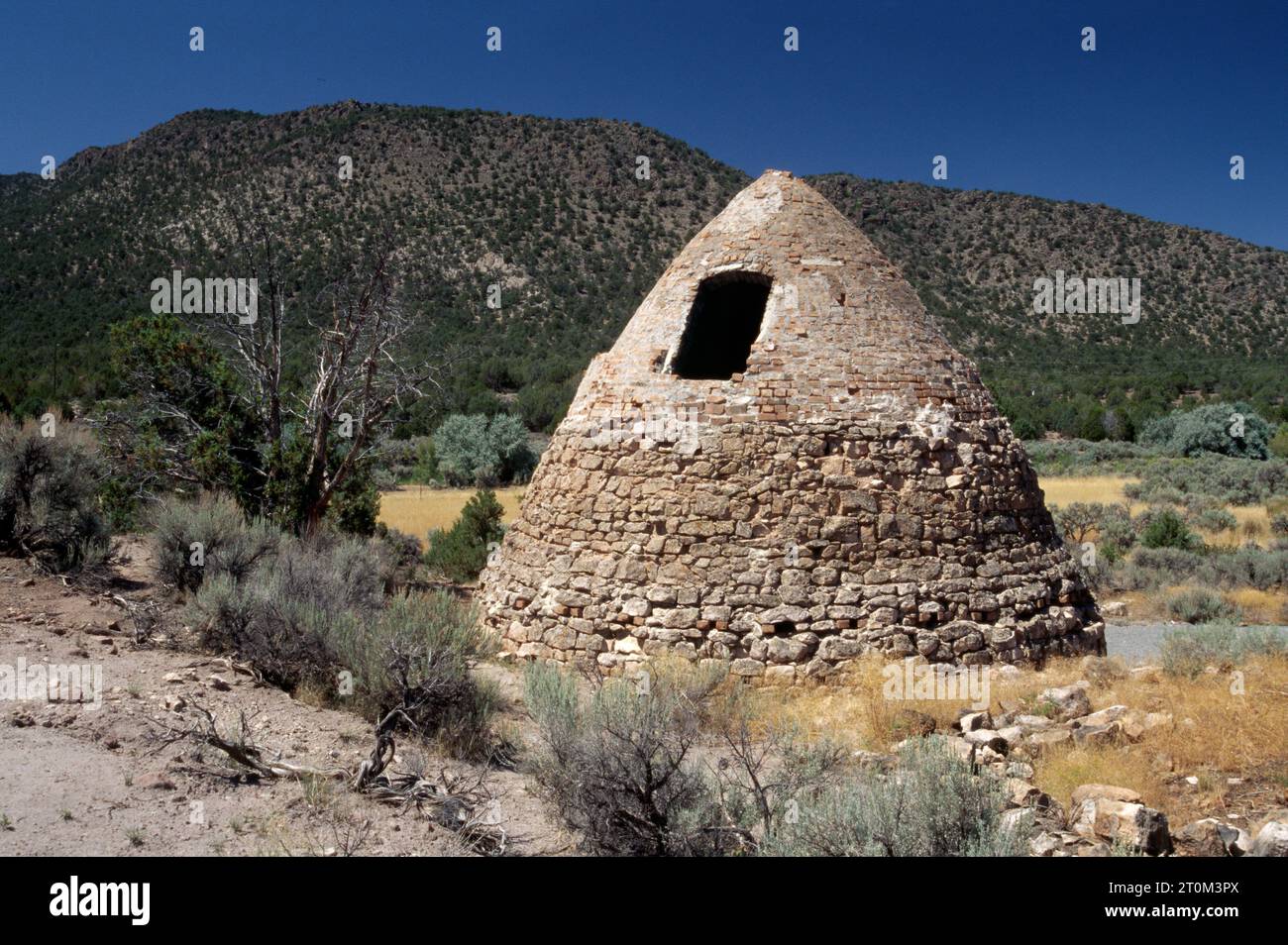 Charcoal kiln, Old Iron Town State Park, Utah Stock Photo Alamy