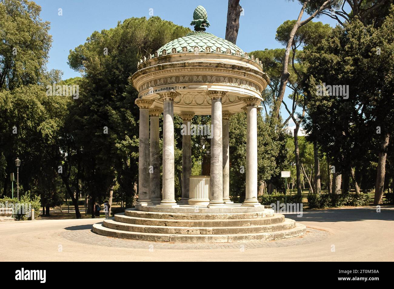 Temple of Diana in Villa Borghese, Rome Stock Photo - Alamy