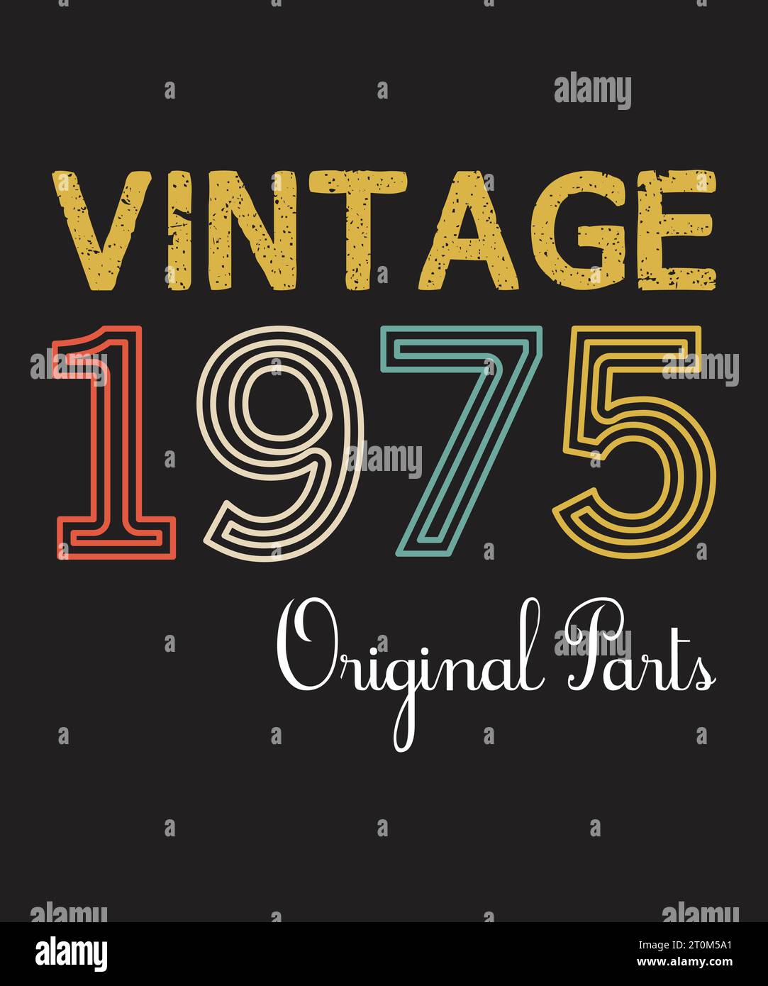 Typography 80s Vintage Birthday Tshirt Design Funny Retro Lover Shirt Gift For Men & Women Stock Vector
