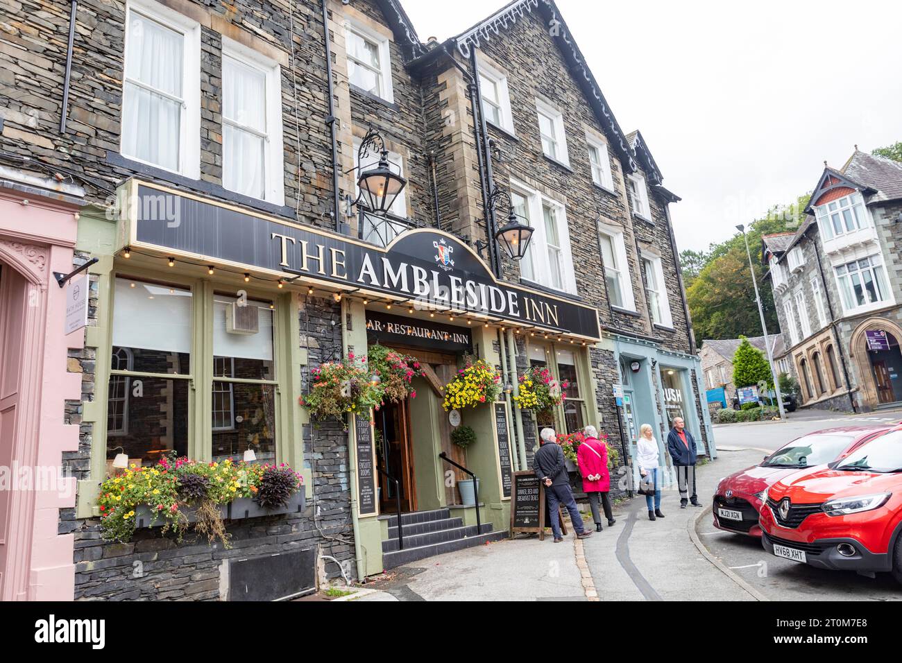 The Ambleside Inn public house pub in Ambleside town centre,Lake