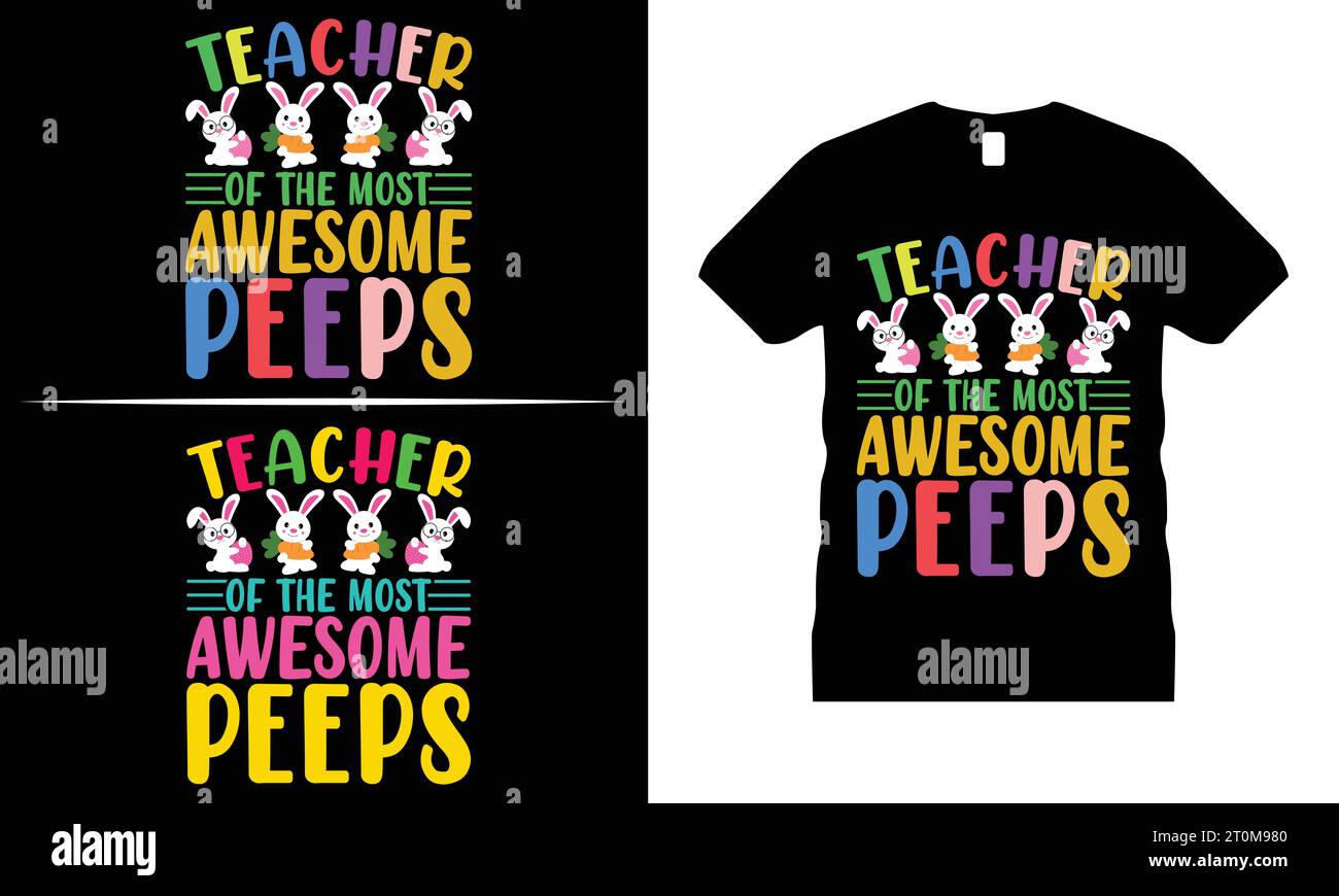 Teacher Of The Most Awesome Peeps Easter Day Gift Shirt Teacher Of The Most Awesome Peeps Easter Day Gift Shirt