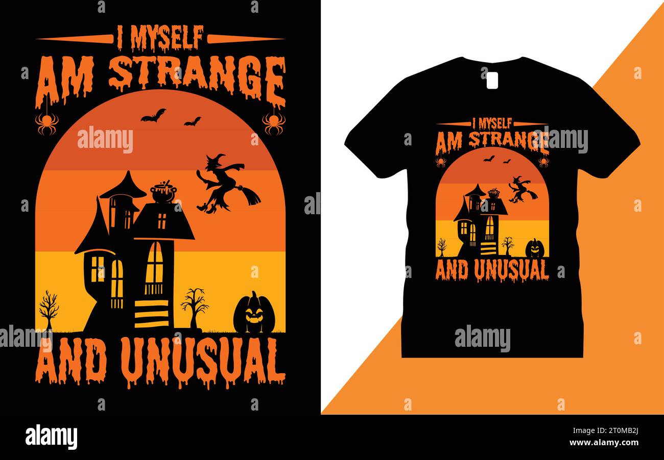 Happy Halloween Tshirt Design Vector Graphic Funny Ghost Pumpkin For Men Women Kids gifts Shirt Stock Vector