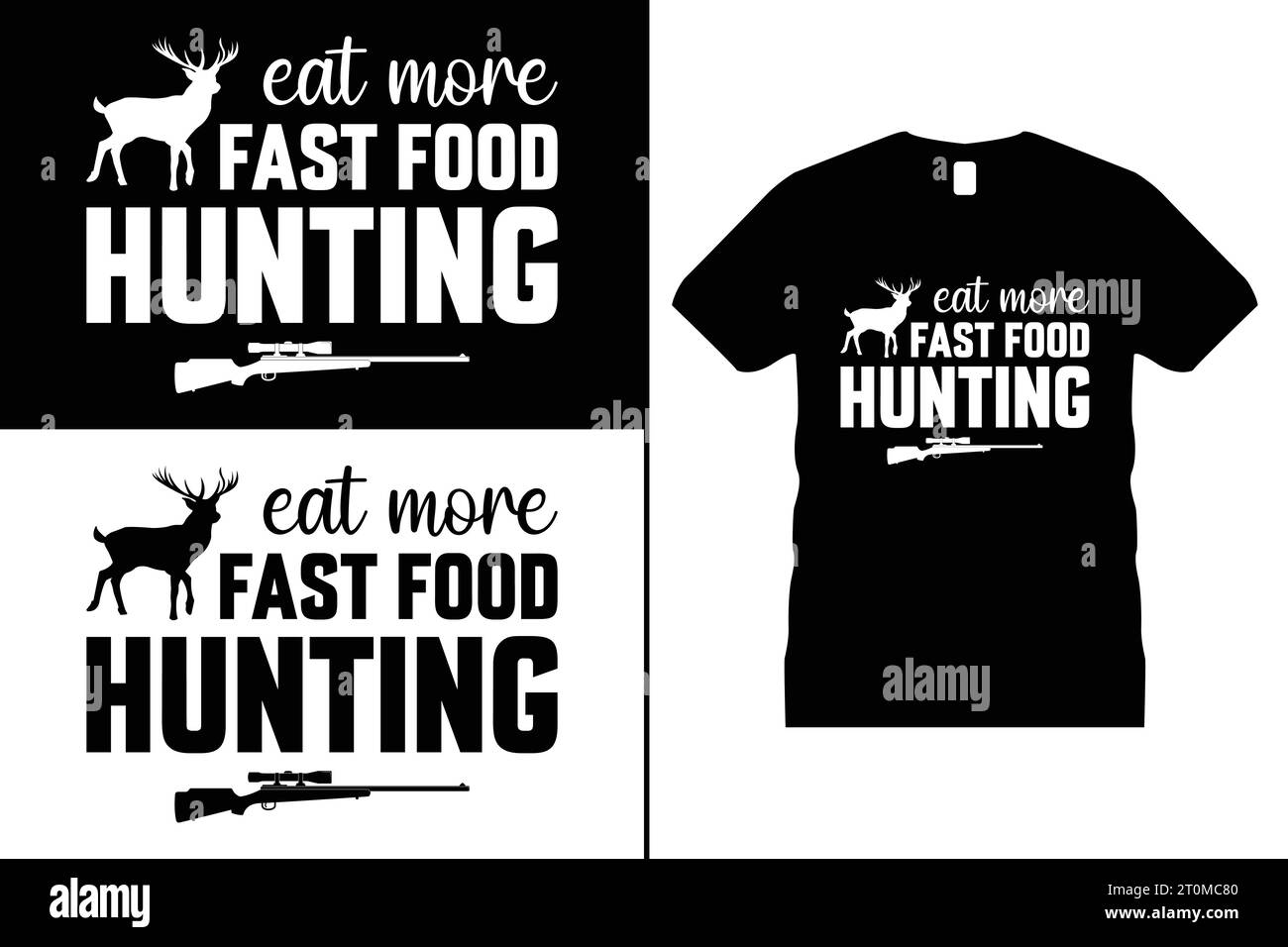 Hunting tshirt Black and White Stock Photos & Images - Alamy
