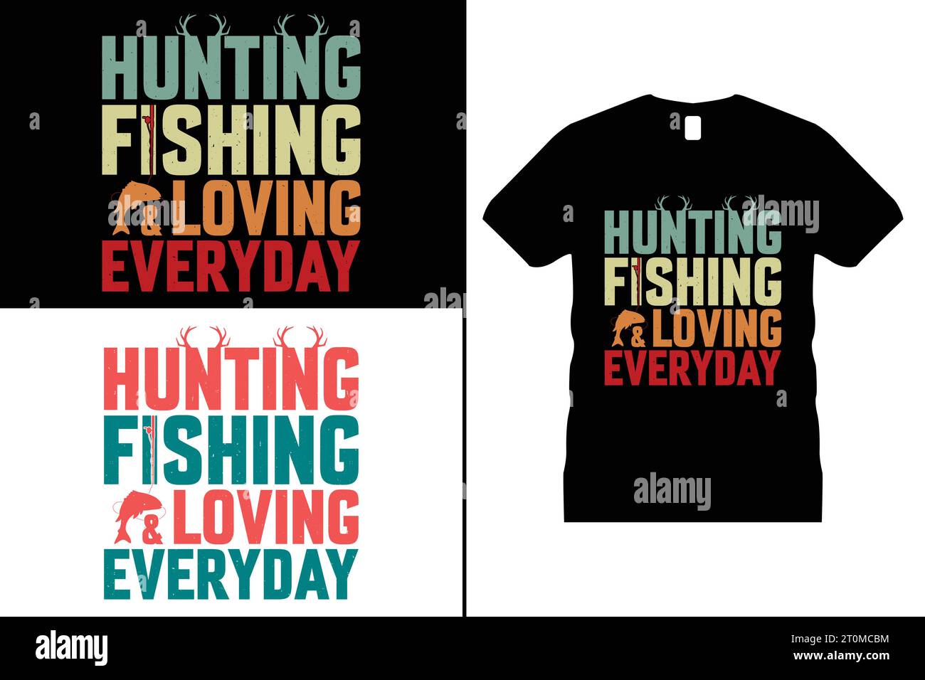 Hunting Fishing And Loving Everyday Shirt Funny Cool Gift Hunting Fishing And Loving Everyday Shirt Funny Cool Gift