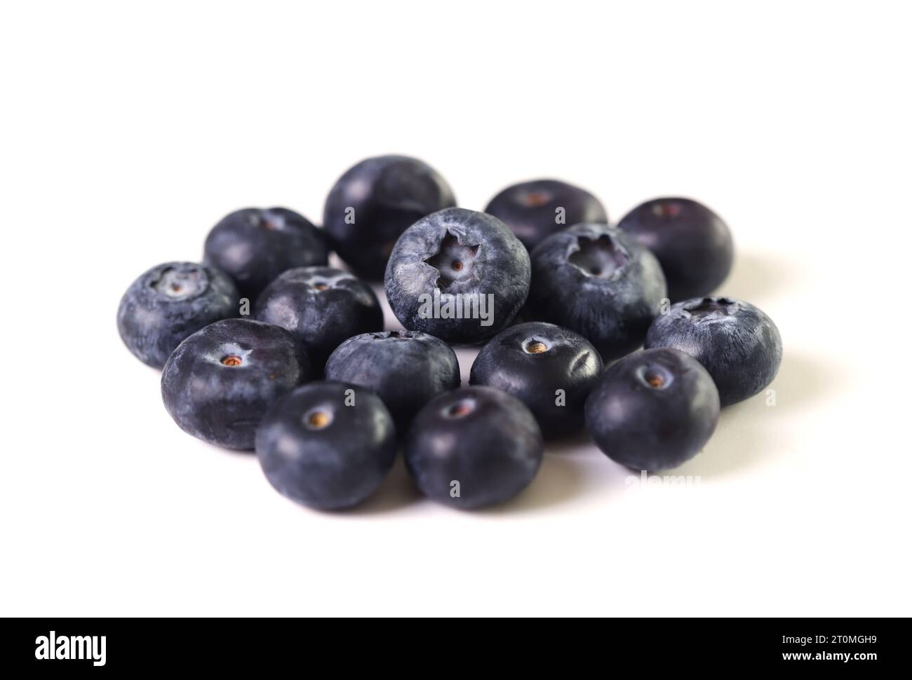 Blueberries isolated on white background Stock Photo
