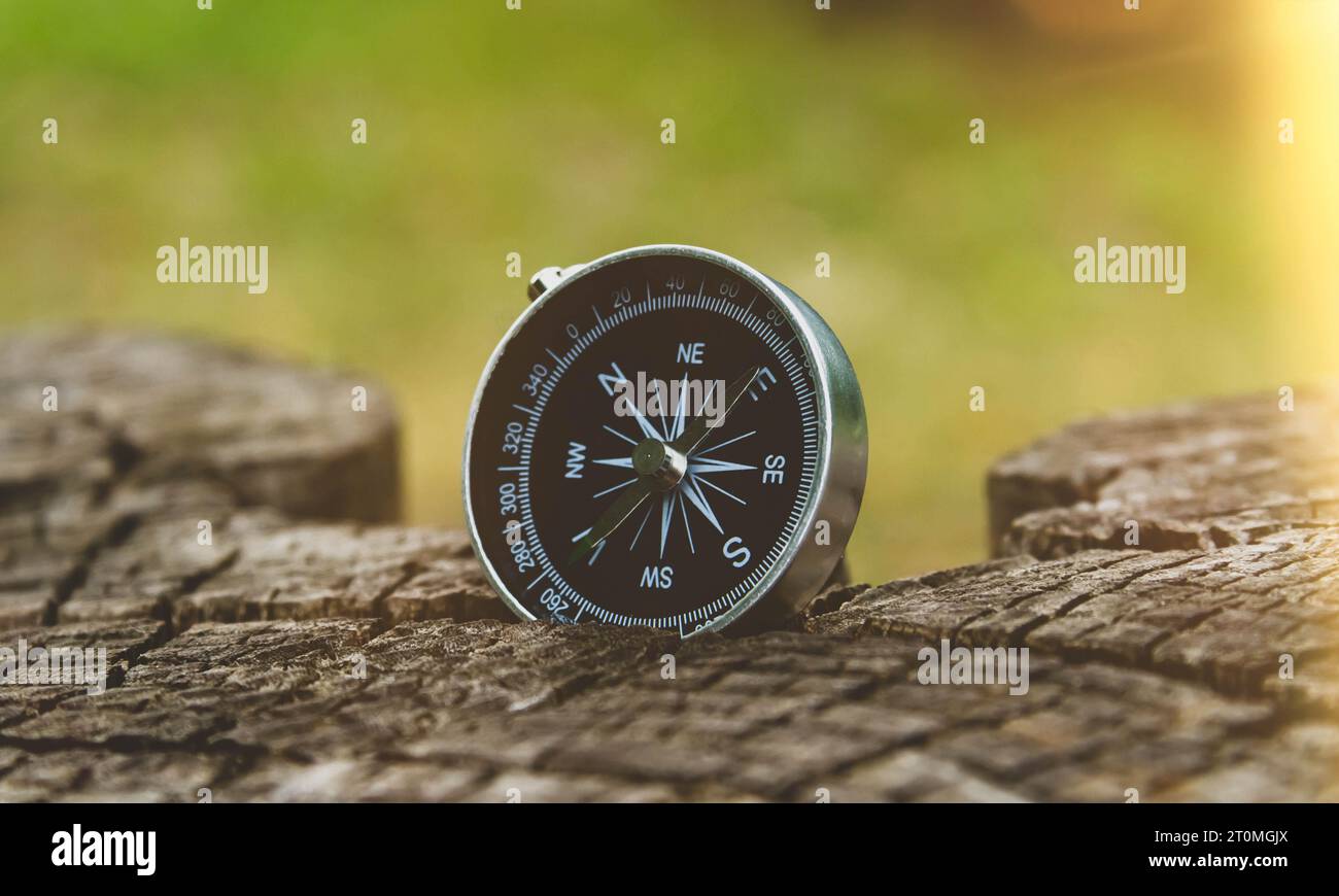 Travel and navigation. Determination of cardinal points by compass ...