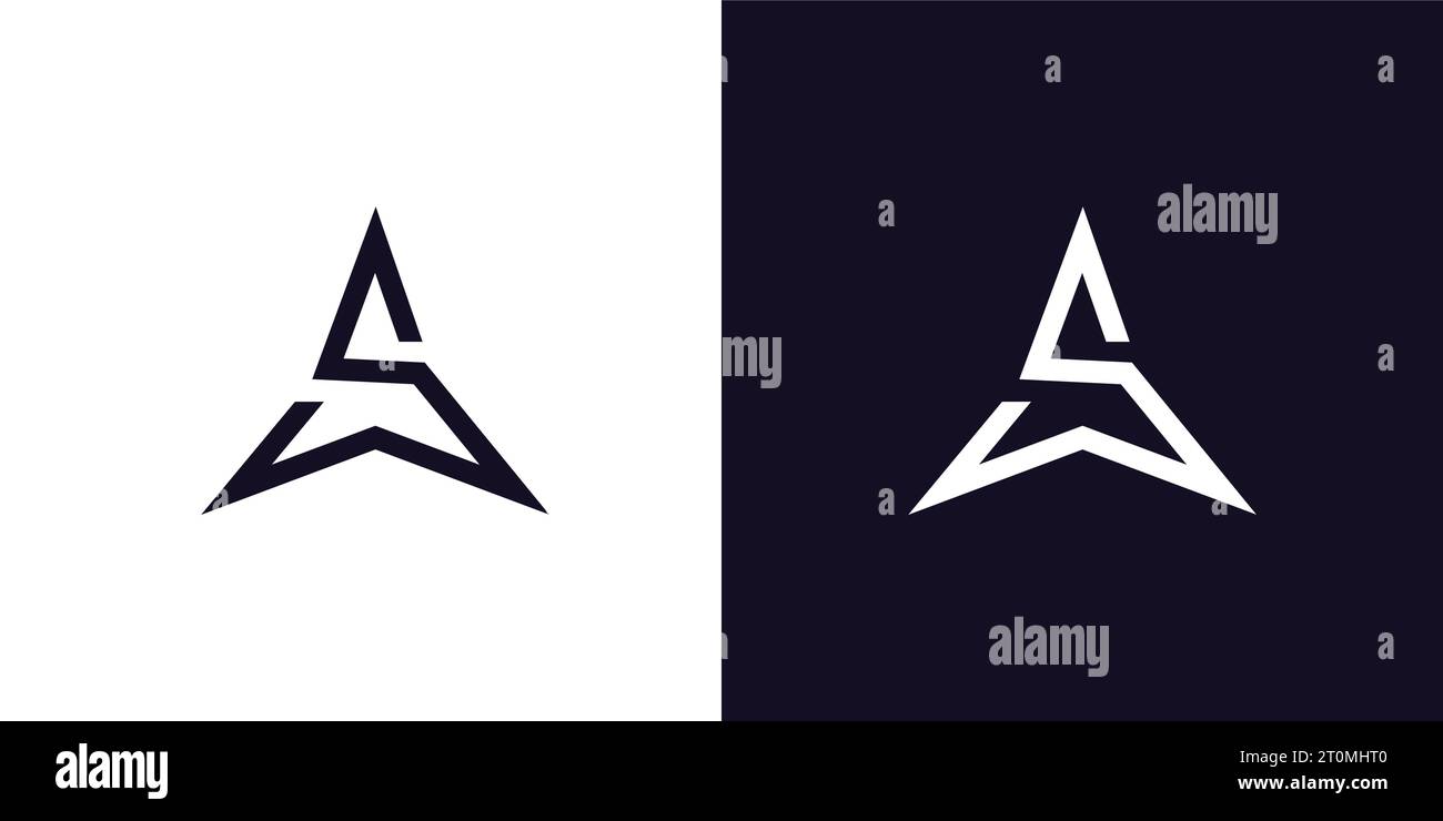 Unique and modern S star logo design Stock Vector