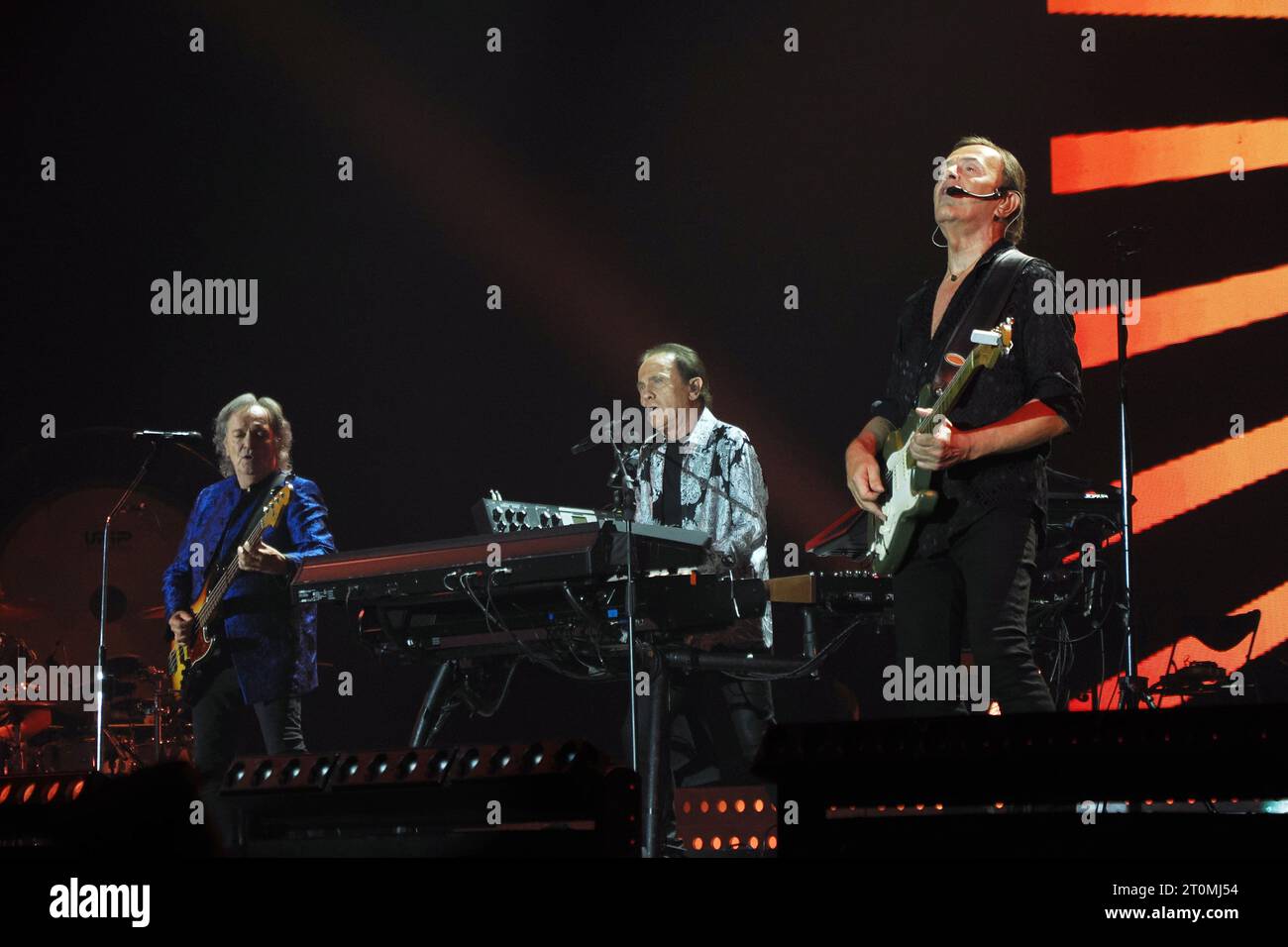 Italian pop band Pooh during “Amici X Sempre Tour 2023” at Unipol Arena, Bologna, Italy, October 07, 2023 - photo Michele Nucci Stock Photo