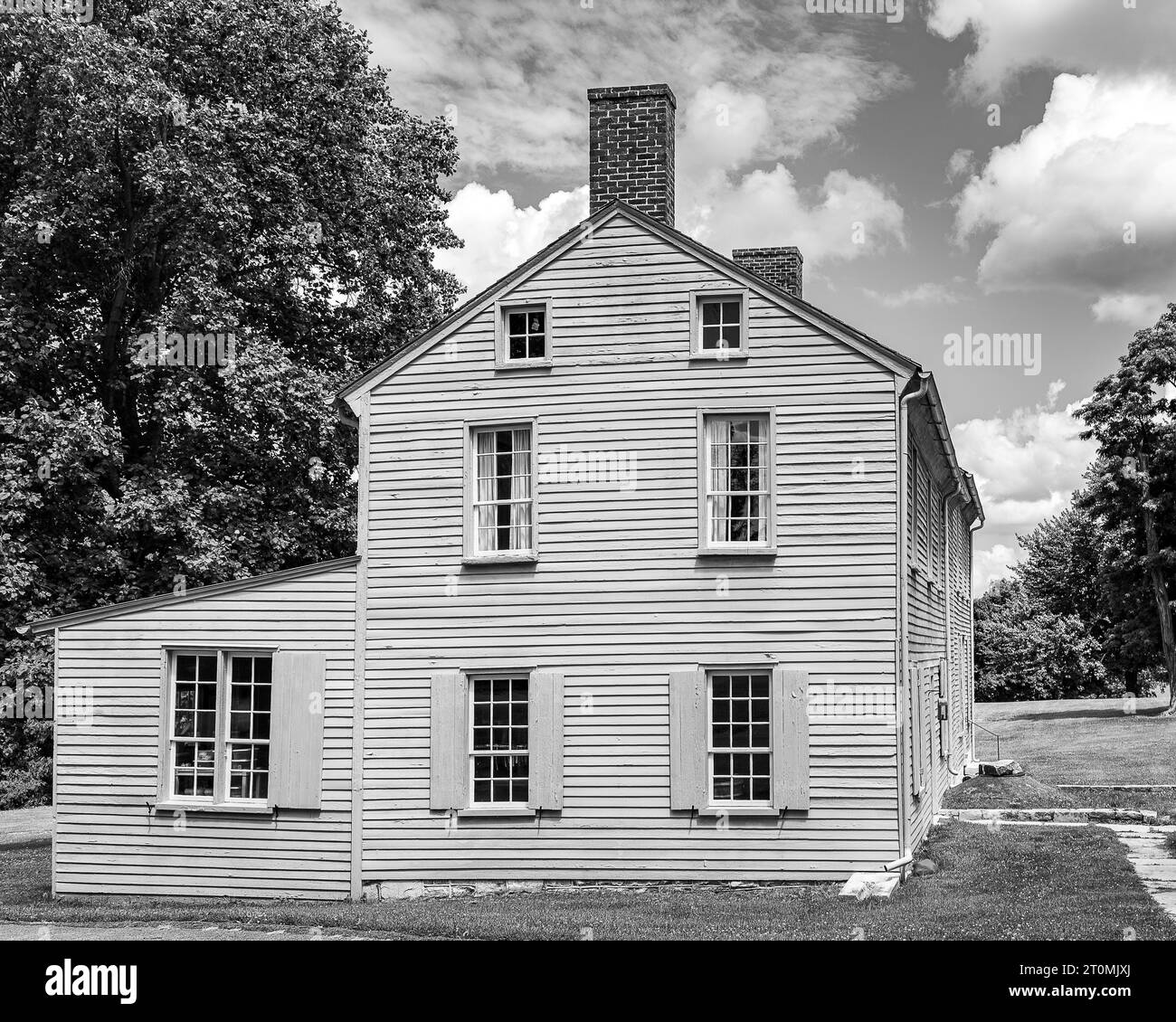 Quiet country house Black and White Stock Photos & Images - Alamy