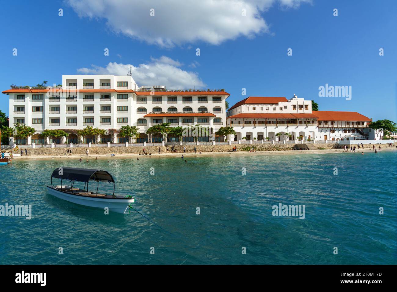 old town building on the stone town seafront restored repurposed as an