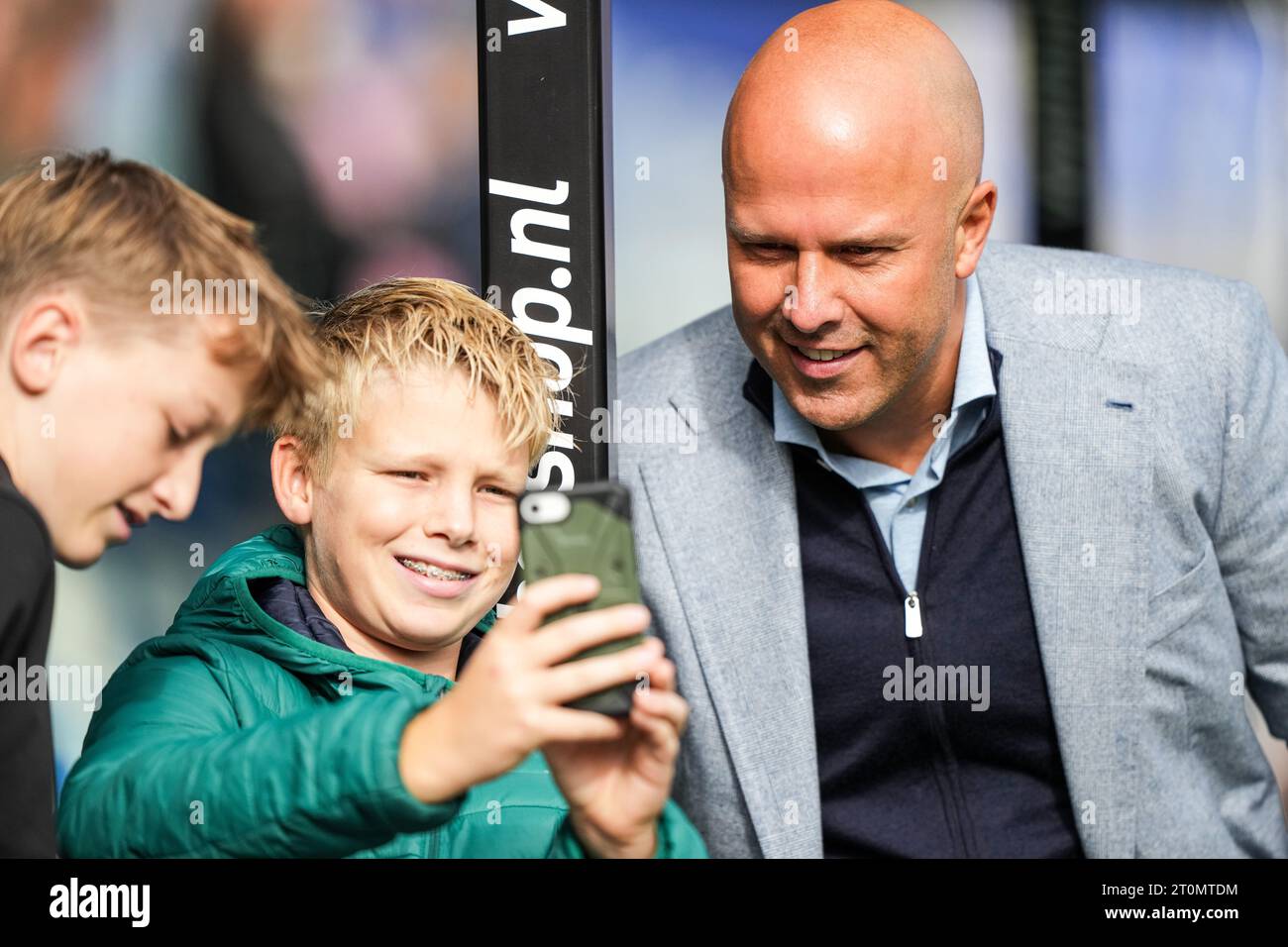 Zwolle, The Netherlands. 08th Oct, 2023. Zwolle Feyenoord coach Arne
