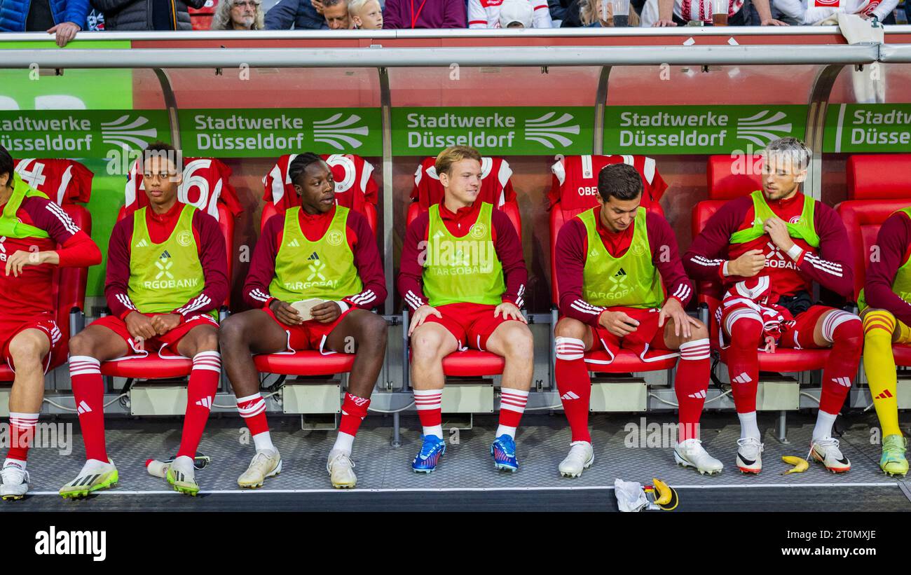 Duesseldorf, Germany. 06th Oct 2023. Klaus Sima Suso (F95) King Samuel