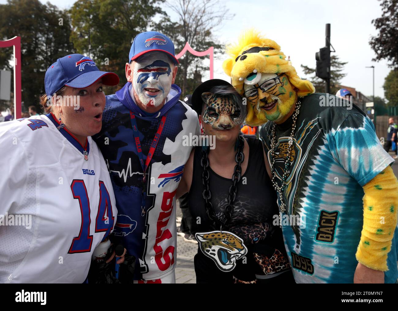 Buffalo Bills And Jacksonville Jaguars Fans Show Their Support Prior To ...