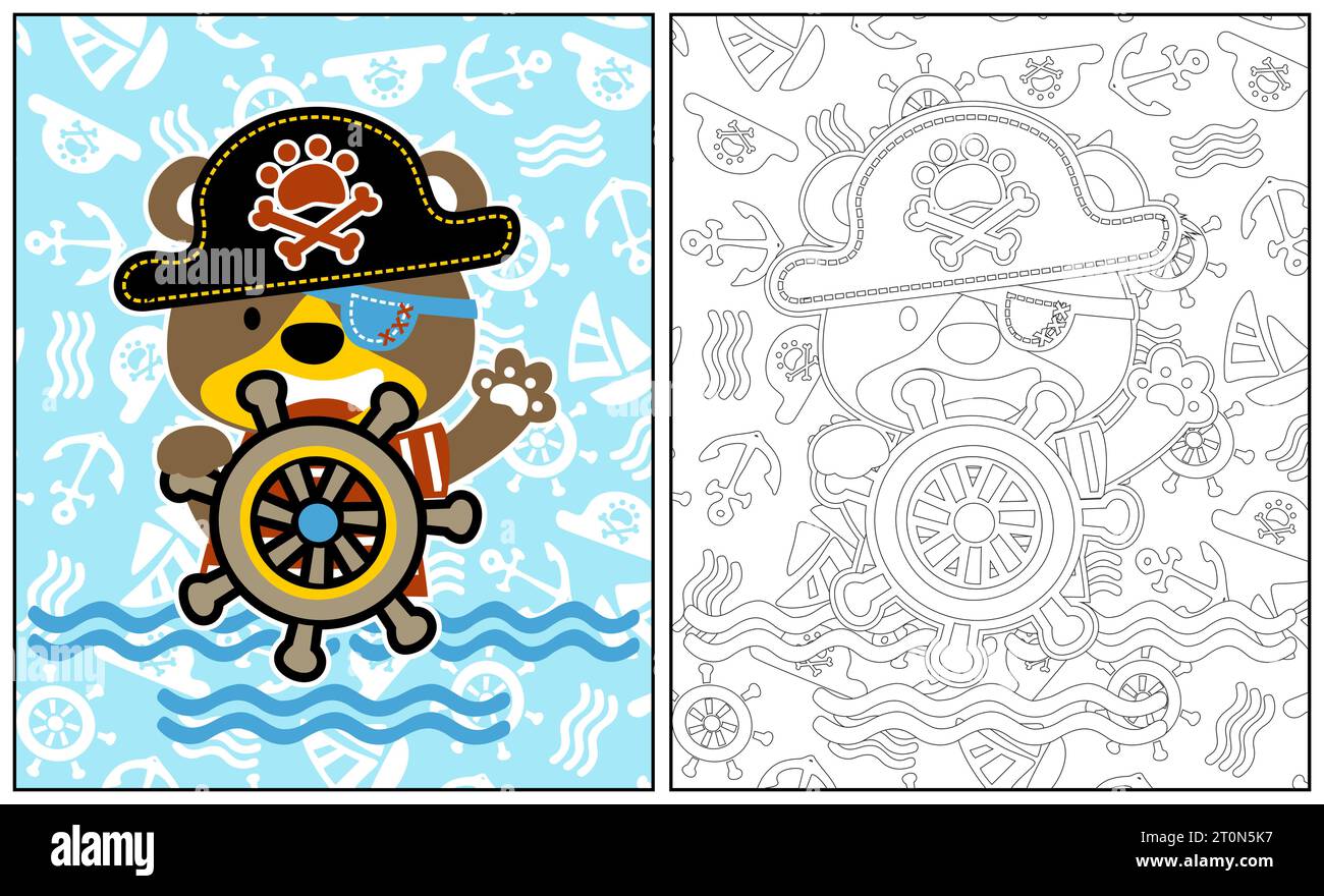 Pirate Hello Kitty Coloring Pages [2025]