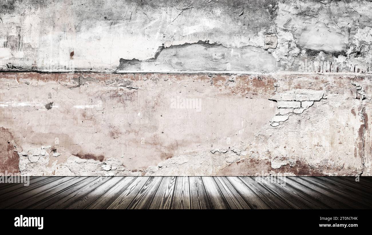 Interior old wall. 3d rendering Stock Photo - Alamy