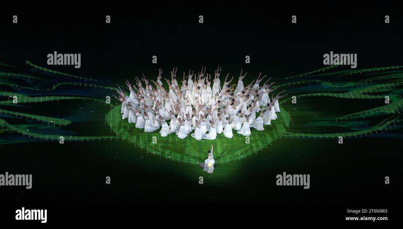 Hangzhou, China's Zhejiang Province. 8th Oct, 2023. Artists Perform ...