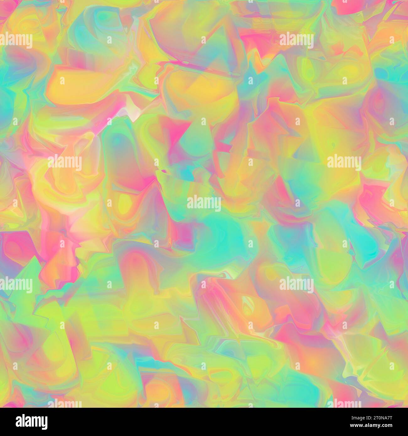 Rainbow colored triangular pattern with reflection. Bright seamless ...