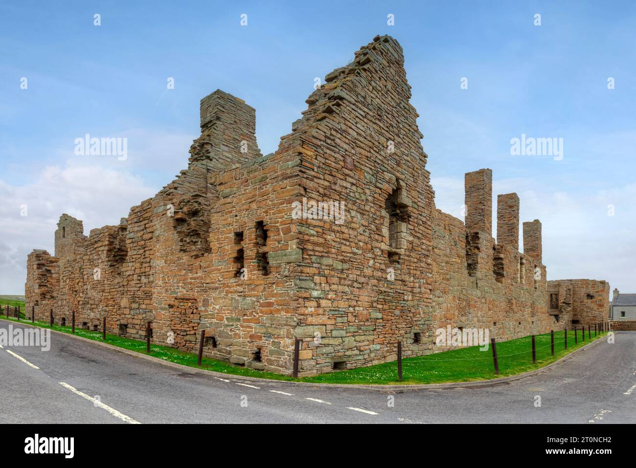 The remains of the Earl's Palace in Birsay, Orkney, Scotland. Stock Photo