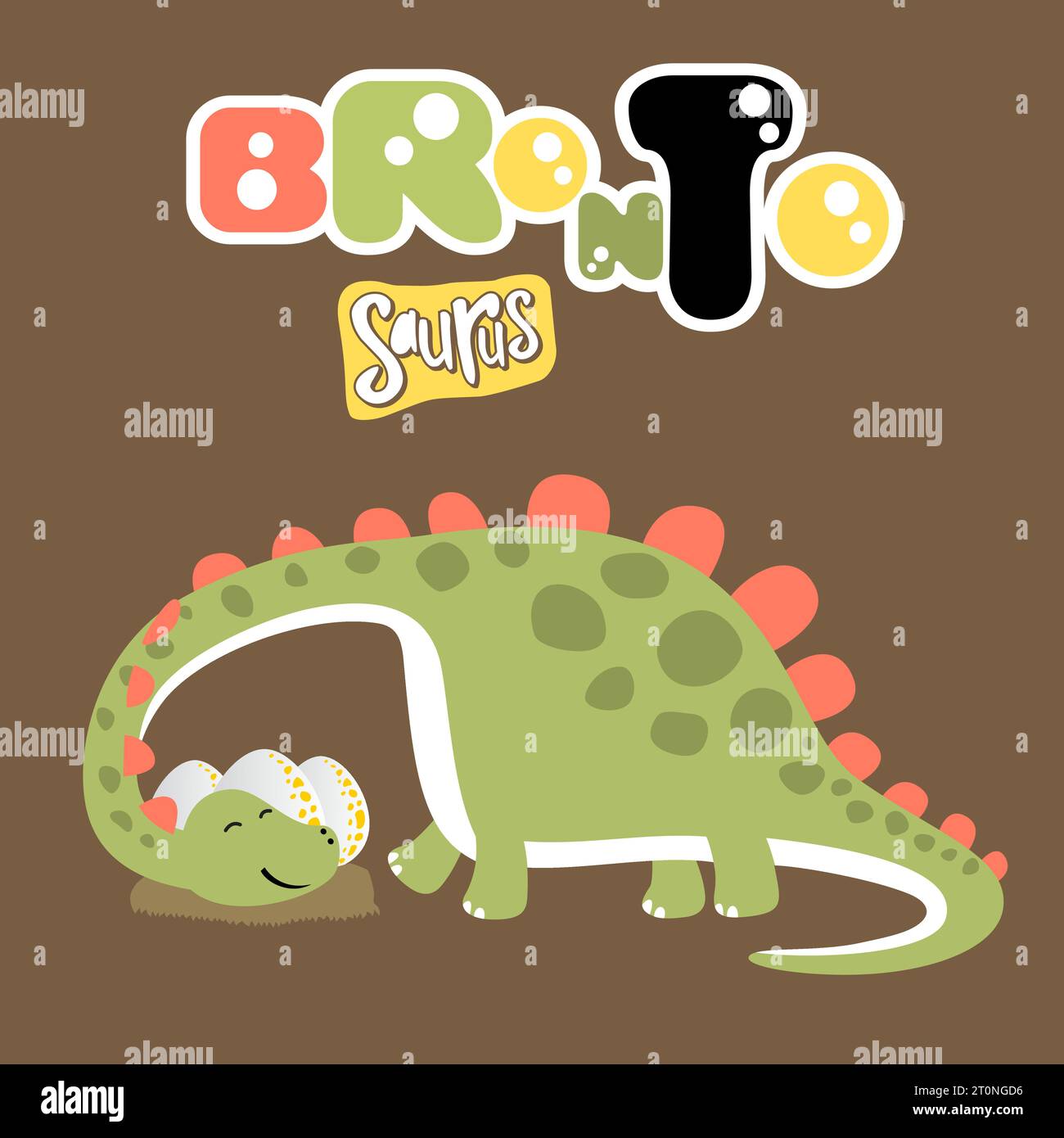 A happy cartoon dinosaur jumping and smiling Stock Vector Image & Art - Alamy