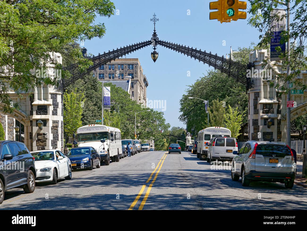 Alexander Hamilton Gate, one of six grand entrances to City College of